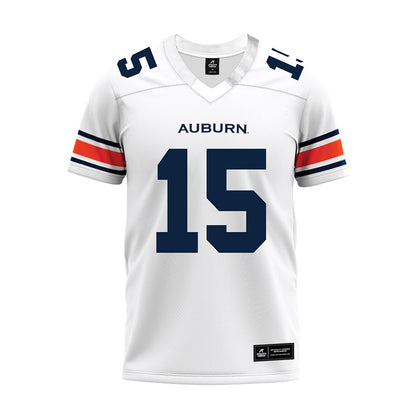 Auburn - NCAA Football : Preston Howard - White Premium Football Jersey-0