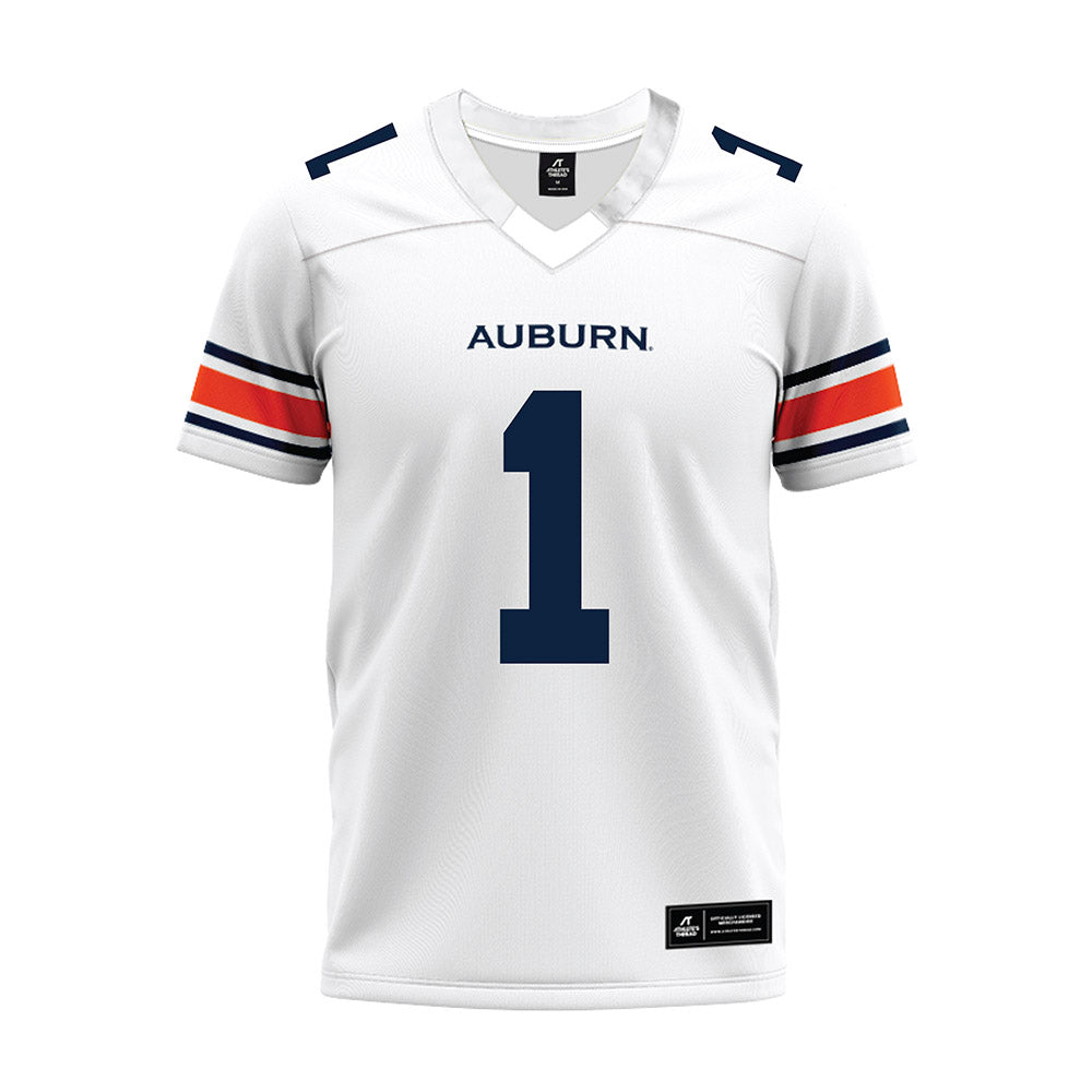 Auburn - NCAA Football : Eric Singleton - White Premium Football Jersey-0