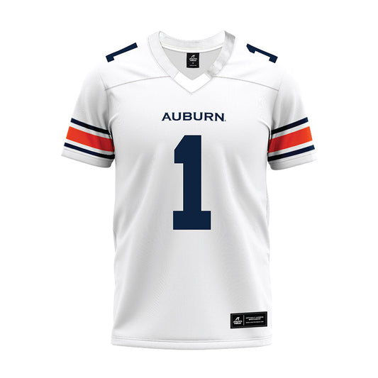 Auburn - NCAA Football : Eric Singleton - White Premium Football Jersey-0