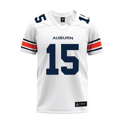 Auburn - NCAA Football : Keldric Faulk - White Youth Premium Football Jersey