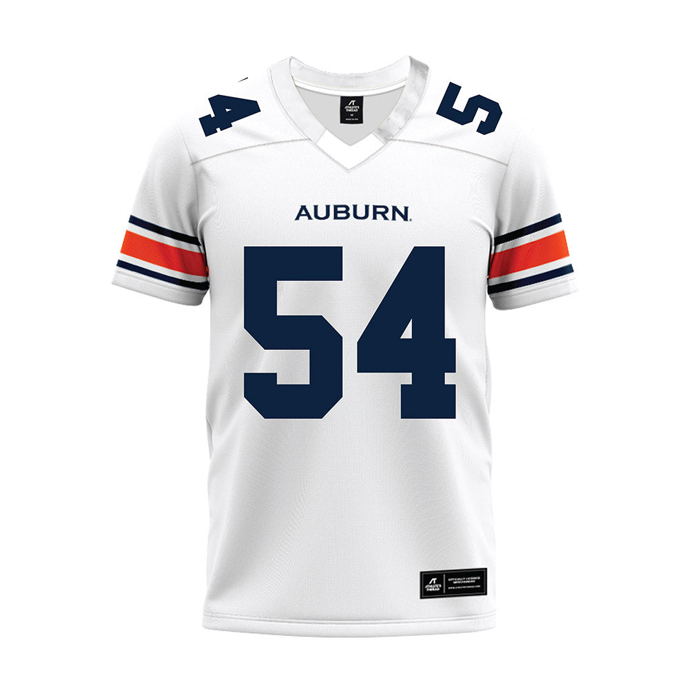 Auburn - NCAA Football : Tate Johnson - White Youth Premium Football Jersey