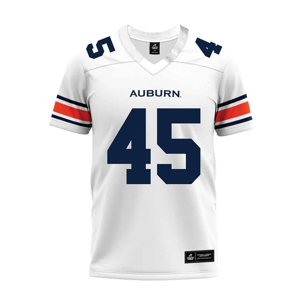 Auburn - NCAA Football : Darron Reed - White Youth Premium Football Jersey