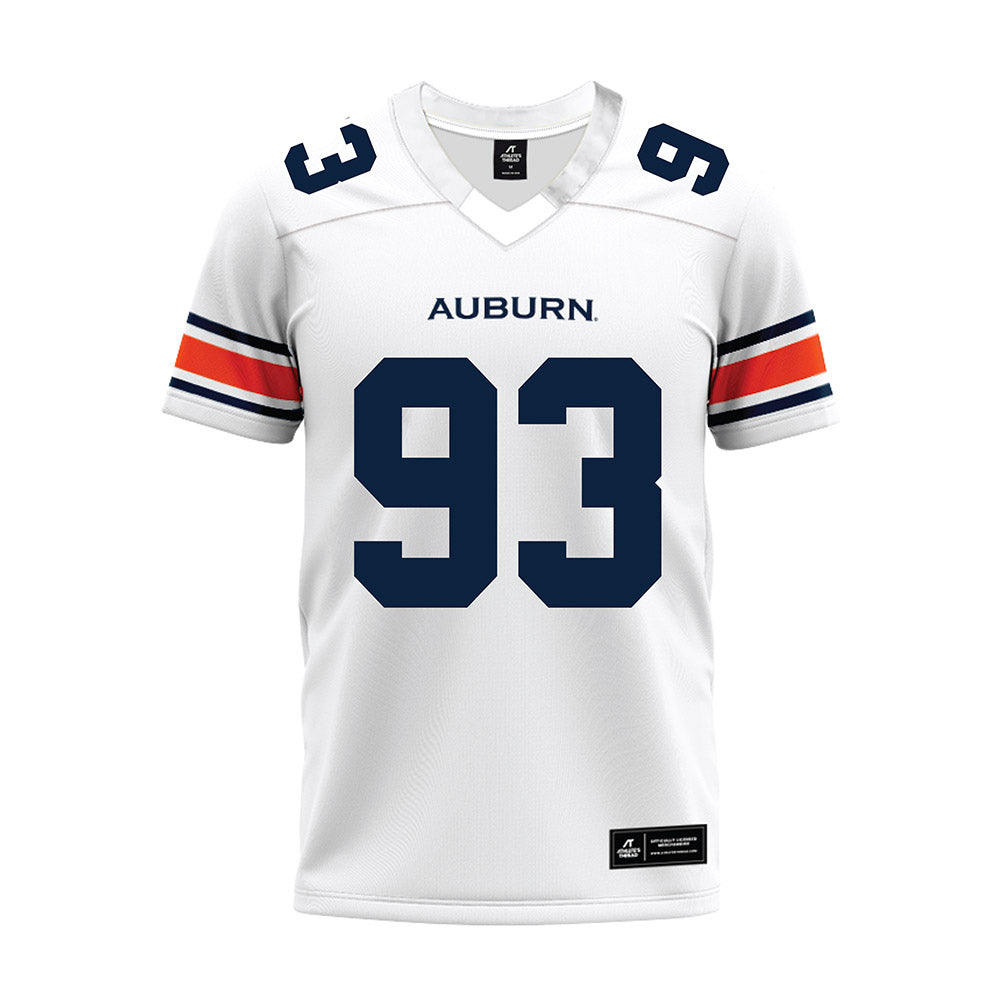 Auburn - NCAA Football : Charles Schwinger - White Premium Football Jersey-0