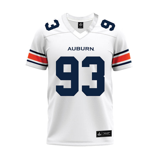 Auburn - NCAA Football : Charles Schwinger - White Premium Football Jersey-0
