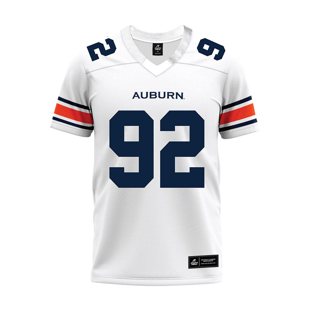 Auburn - NCAA Football : Jay Hardy - White Premium Football Jersey-0