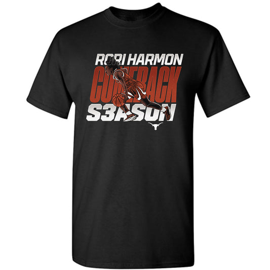 Texas - NCAA Women's Basketball : Rori Harmon - Caricature T-Shirt