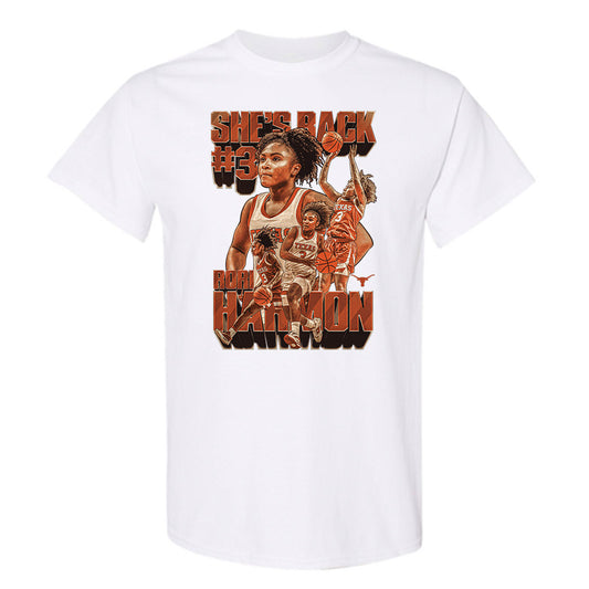 Texas - NCAA Women's Basketball : Rori Harmon - Player Collage T-Shirt