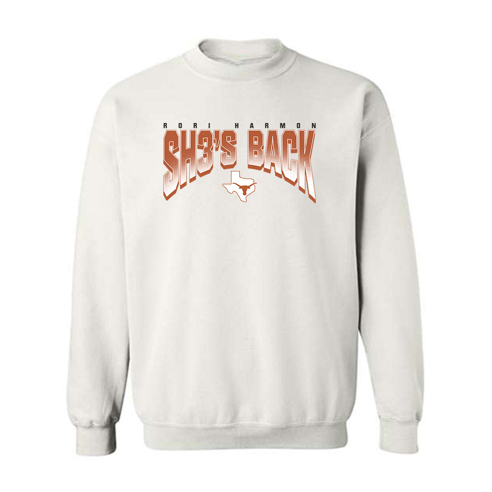 Texas - NCAA Women's Basketball : Rori Harmon - Statement Crewneck Sweatshirt