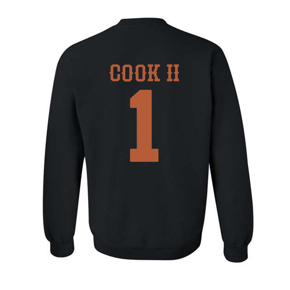 Texas - NCAA Football : Johntay Cook II - Classic Shersey Crewneck Sweatshirt-1