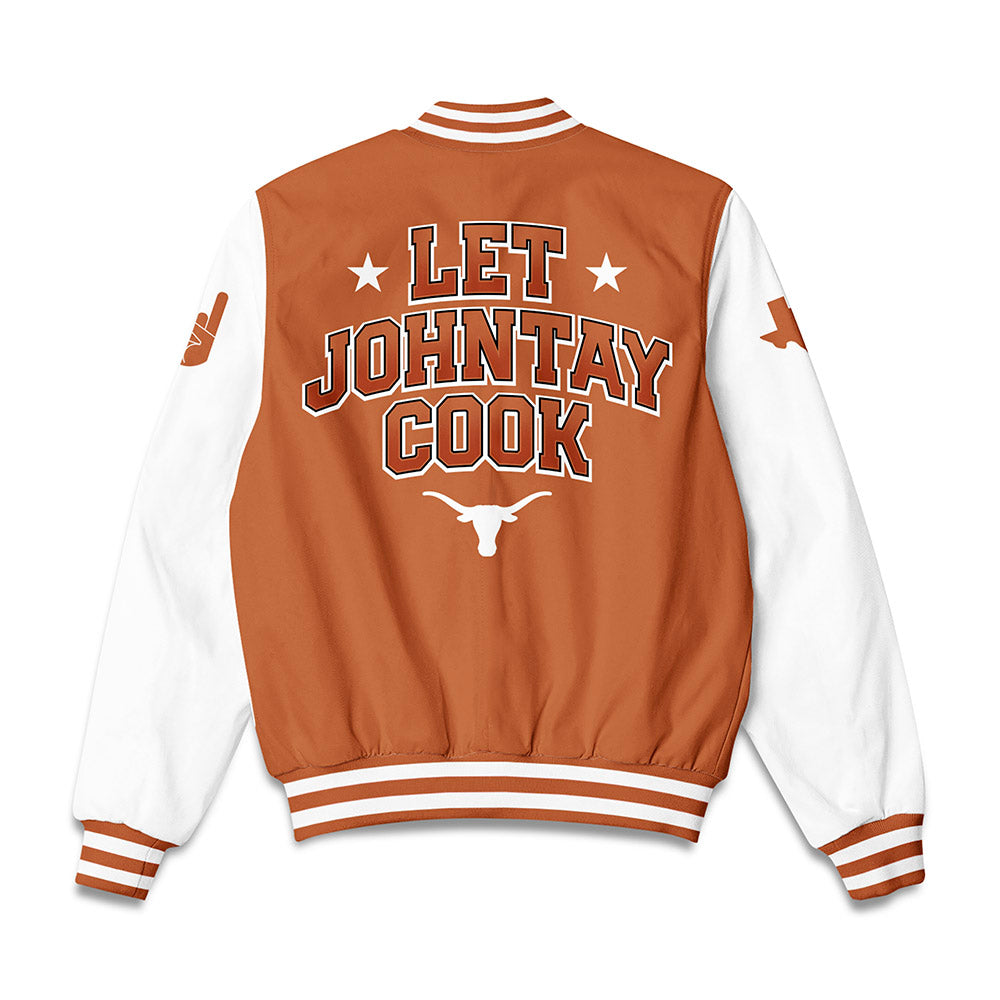 Texas - NCAA Football : Johntay Cook II - Bomber Jacket-1