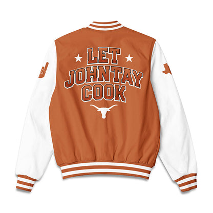 Texas - NCAA Football : Johntay Cook II - Bomber Jacket-1