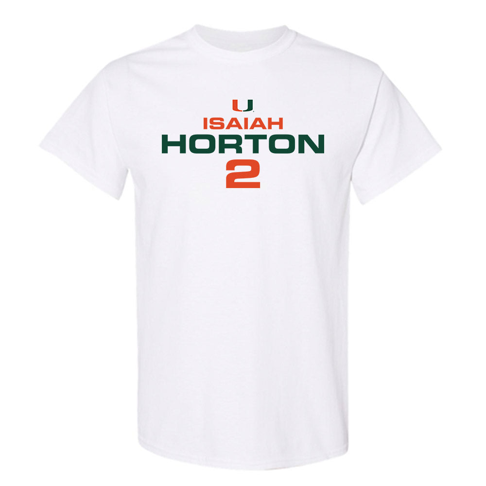 Miami - NCAA Football : Isaiah Horton - Classic Shersey T-Shirt