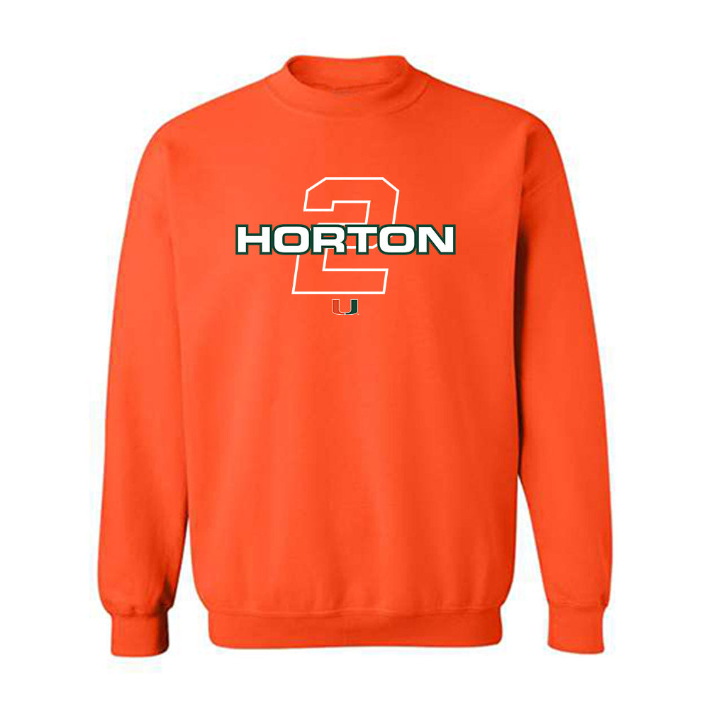 Miami - NCAA Football : Isaiah Horton - Classic Shersey Crewneck Sweatshirt