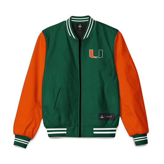 Miami - NCAA Football : Isaiah Horton - Bomber Jacket