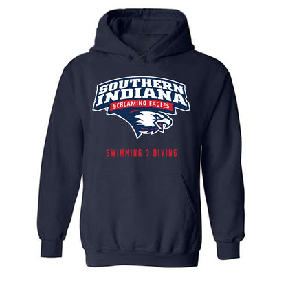 USI - NCAA Men's Swimming & Diving : Luis Navarro - Classic Shersey Hooded Sweatshirt-0