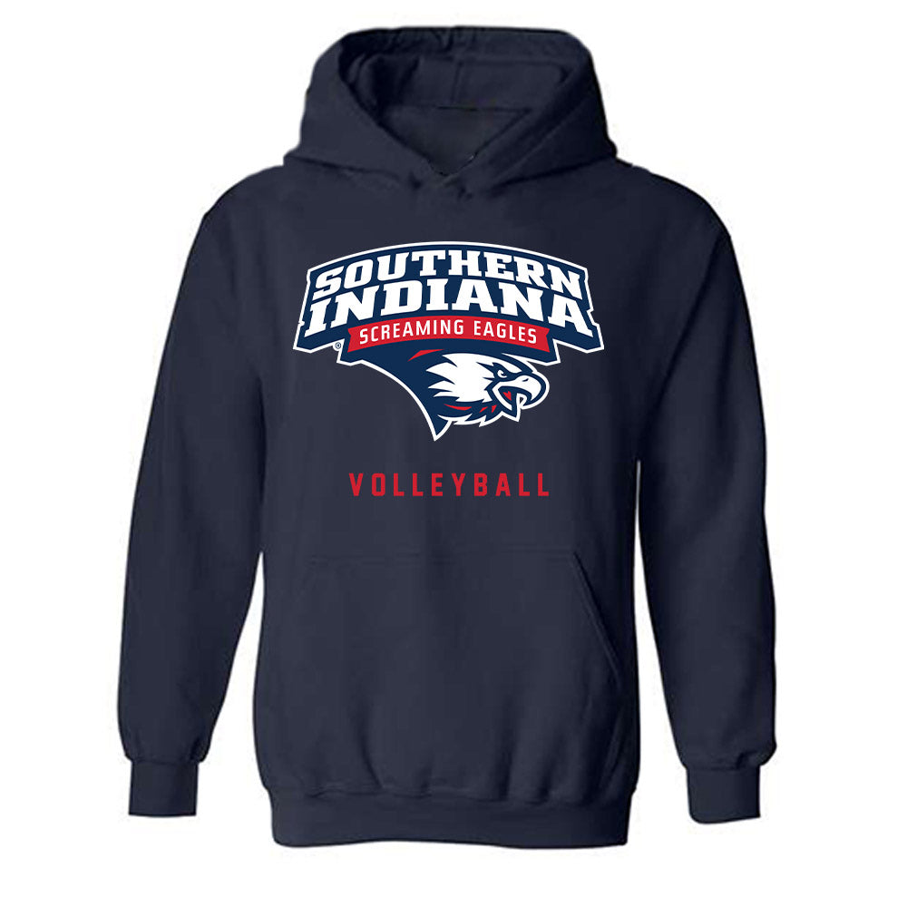 USI - NCAA Women's Volleyball : Audrey Small - Classic Shersey Hooded Sweatshirt-0