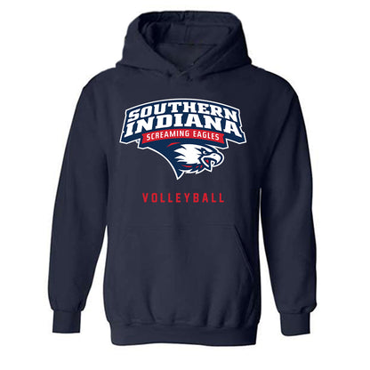 USI - NCAA Women's Volleyball : Audrey Small - Classic Shersey Hooded Sweatshirt-0