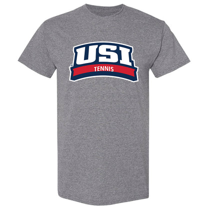 USI - NCAA Men's Tennis : Axel Sabourin - T-Shirt-0
