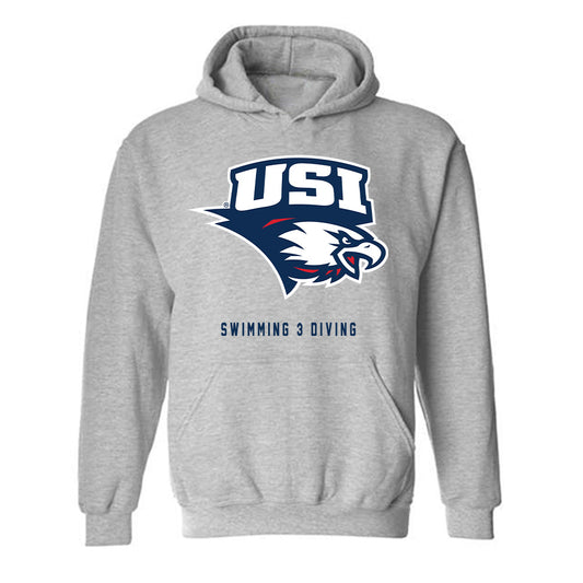 USI - NCAA Men's Swimming & Diving : Jarrett Watkins - Classic Shersey Hooded Sweatshirt-0