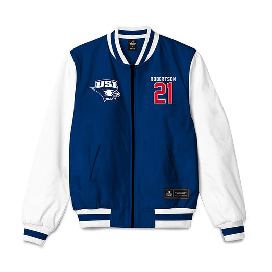 USI - NCAA Women's Basketball : Alli Robertson - Bomber Jacket-0