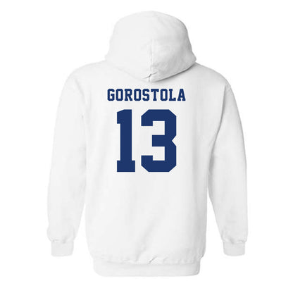 FGCU - NCAA Baseball : Javier Gorostola - Classic Shersey Hooded Sweatshirt-1