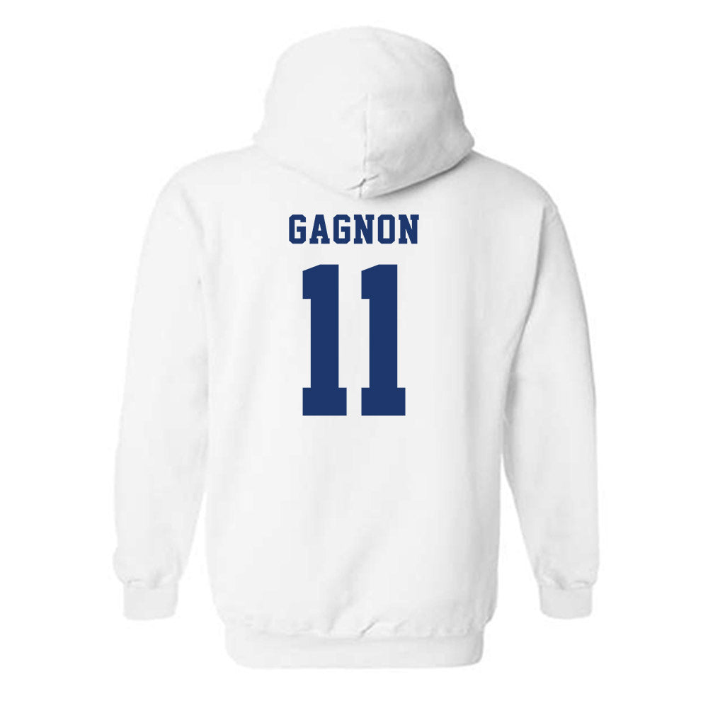 FGCU - NCAA Baseball : Nathan Gagnon - Classic Shersey Hooded Sweatshirt-1