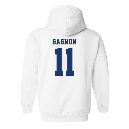 FGCU - NCAA Baseball : Nathan Gagnon - Classic Shersey Hooded Sweatshirt-1