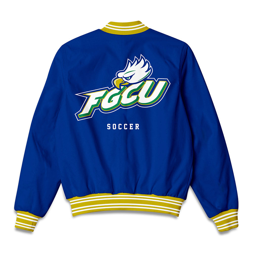 FGCU - NCAA Men's Soccer : Brooks Beeman - Bomber Jacket-1