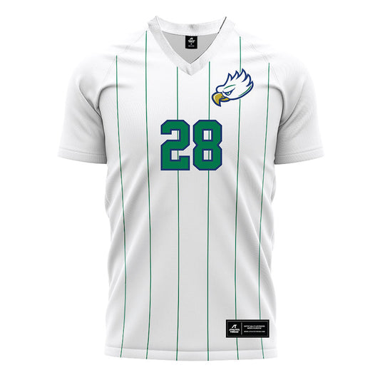 FGCU - NCAA Men's Soccer : Brooks Beeman - White Soccer Jersey-0