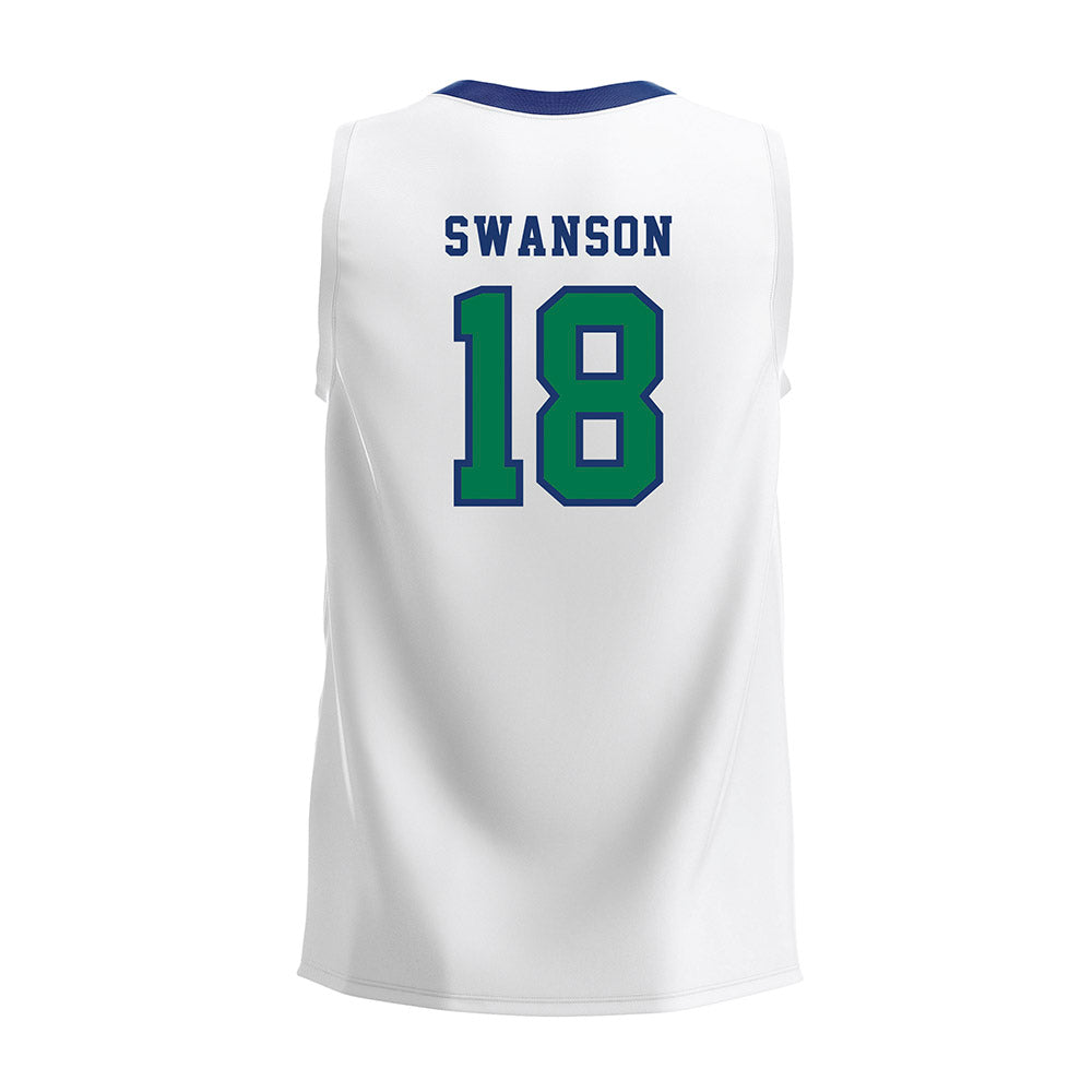 FGCU - NCAA Women's Volleyball : Chandler Swanson - White Volleyball Jersey-3