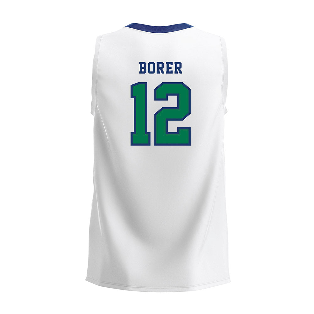 FGCU - NCAA Women's Volleyball : Hanna Borer - White Volleyball Jersey-2