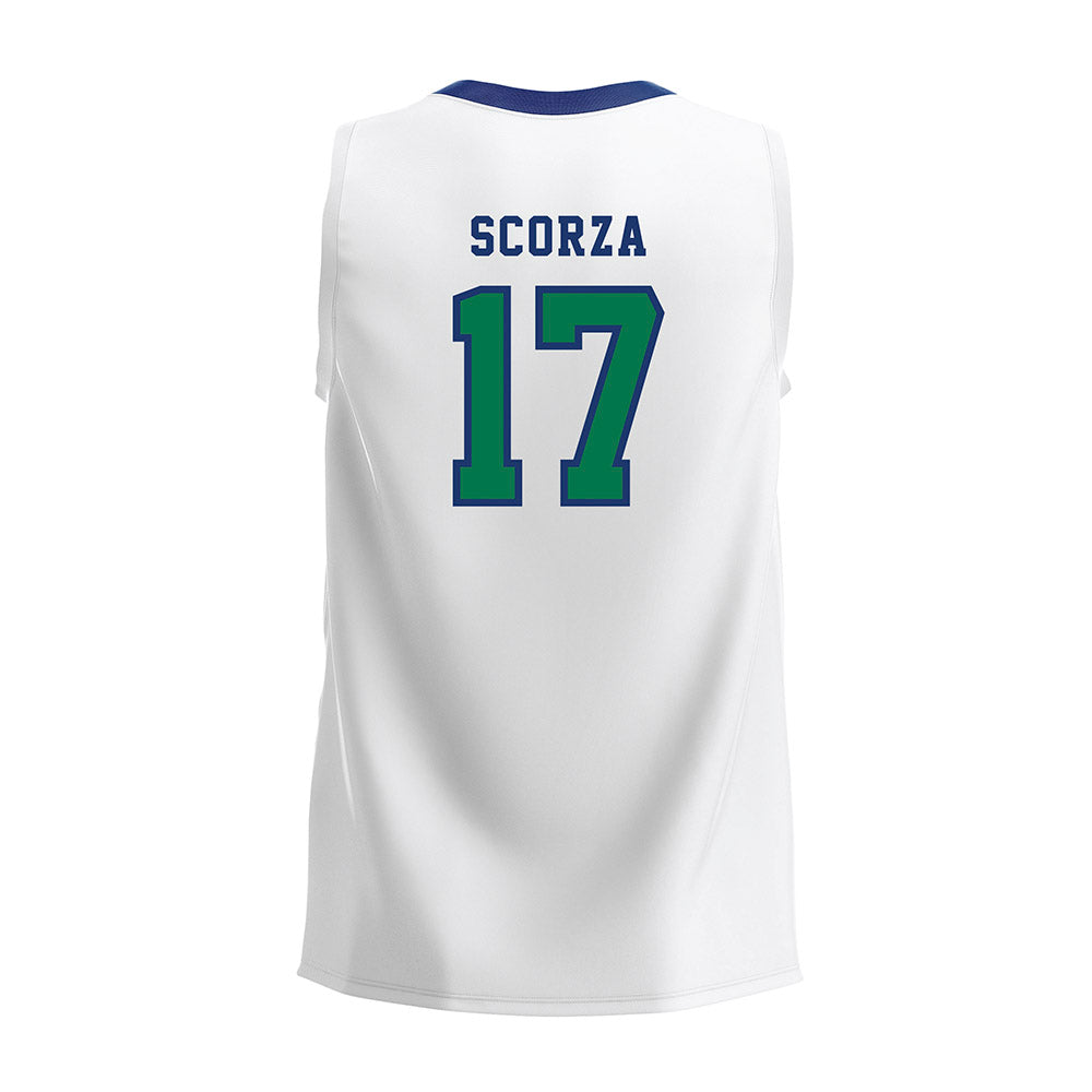 FGCU - NCAA Women's Volleyball : Catharina Scorza - White Volleyball Jersey-3