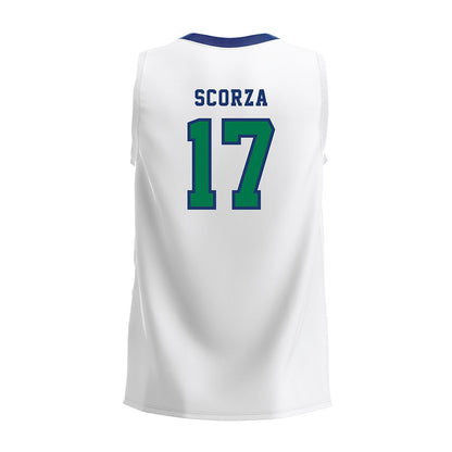 FGCU - NCAA Women's Volleyball : Catharina Scorza - White Volleyball Jersey-2