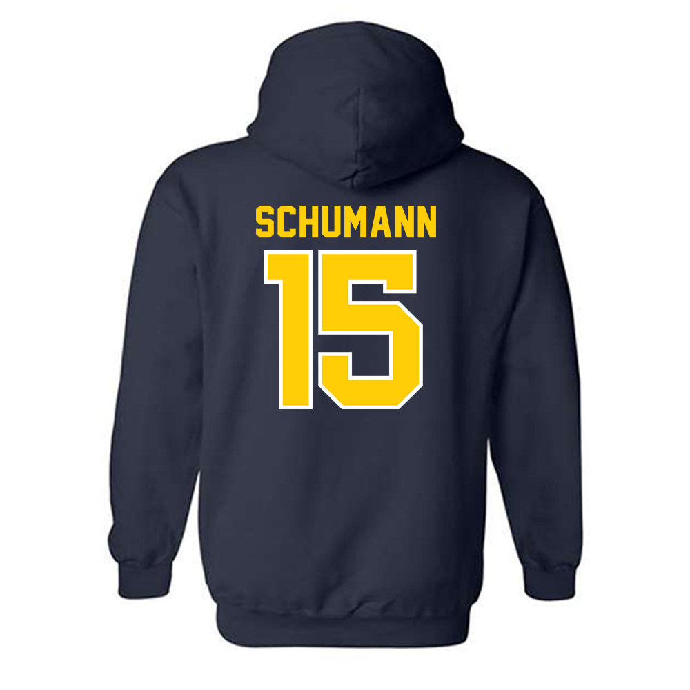 UCO - NCAA Football : Ashton Schumann - Classic Shersey Hooded Sweatshirt-1