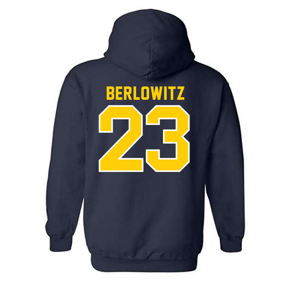 UCO - NCAA Baseball : Brody Berlowitz - Classic Shersey Hooded Sweatshirt-1