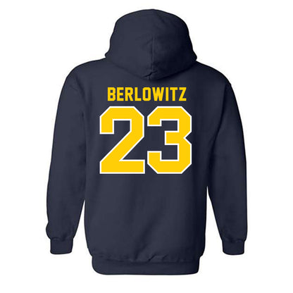 UCO - NCAA Baseball : Brody Berlowitz - Classic Shersey Hooded Sweatshirt-1