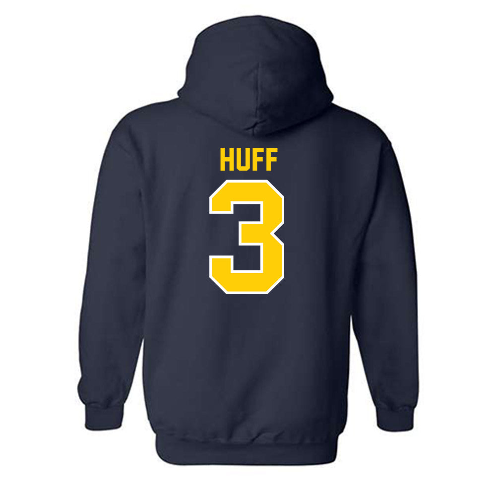 UCO - NCAA Football : Jett Huff - Classic Shersey Hooded Sweatshirt-1