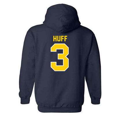 UCO - NCAA Football : Jett Huff - Classic Shersey Hooded Sweatshirt-1