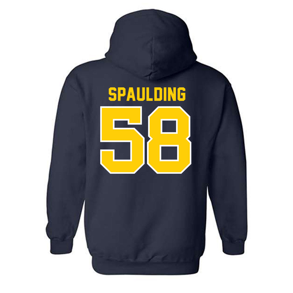 UCO - NCAA Football : Naithen Spaulding - Classic Shersey Hooded Sweatshirt-1