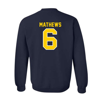 UCO - NCAA Football : Dev Mathews - Classic Shersey Crewneck Sweatshirt-1