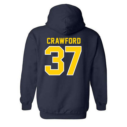 UCO - NCAA Football : Emmanuel Crawford - Classic Shersey Hooded Sweatshirt-1