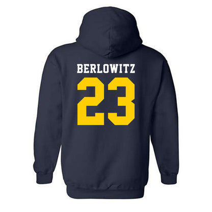 UCO - NCAA Baseball : Brody Berlowitz - Classic Shersey Hooded Sweatshirt-1