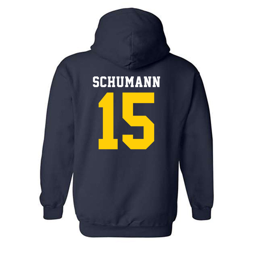 UCO - NCAA Football : Ashton Schumann - Classic Shersey Hooded Sweatshirt-1