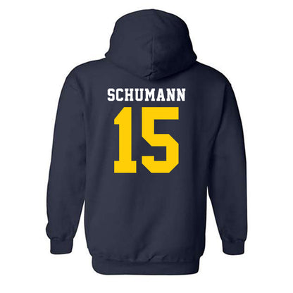 UCO - NCAA Football : Ashton Schumann - Classic Shersey Hooded Sweatshirt-1