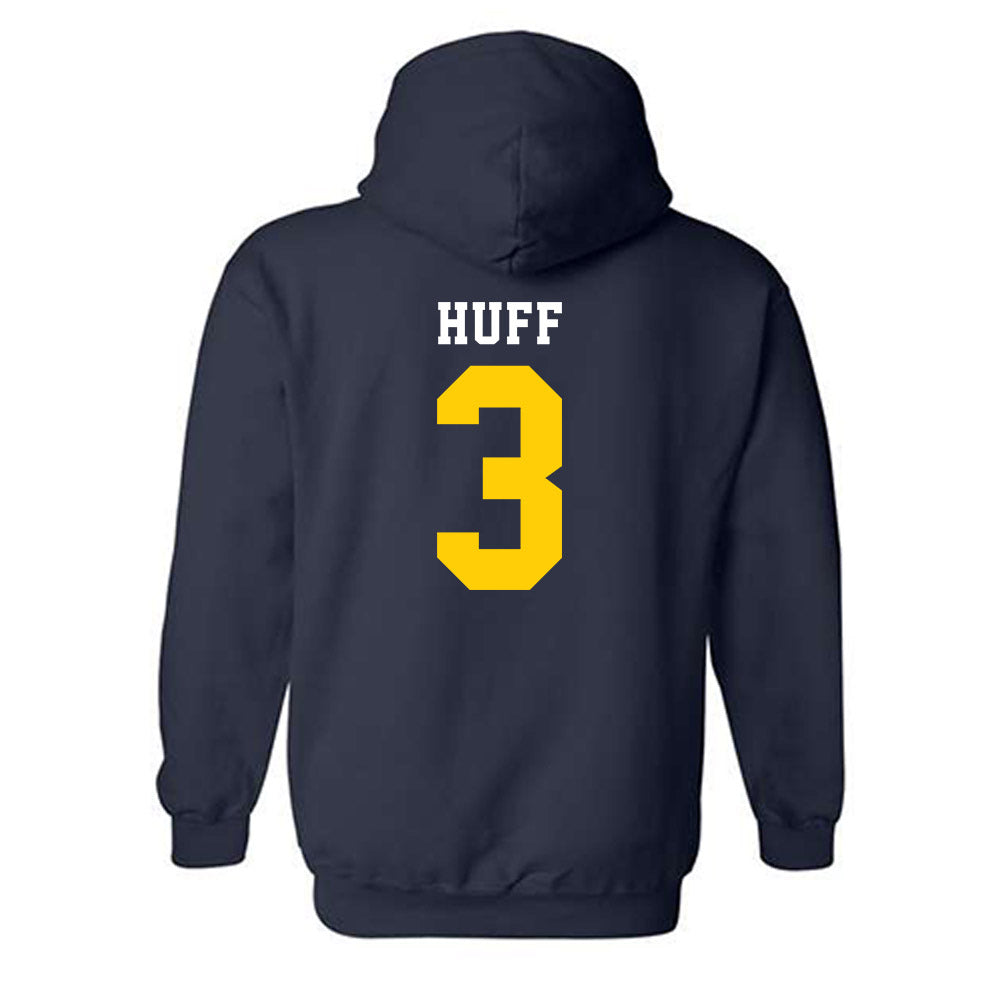 UCO - NCAA Football : Jett Huff - Classic Shersey Hooded Sweatshirt-1