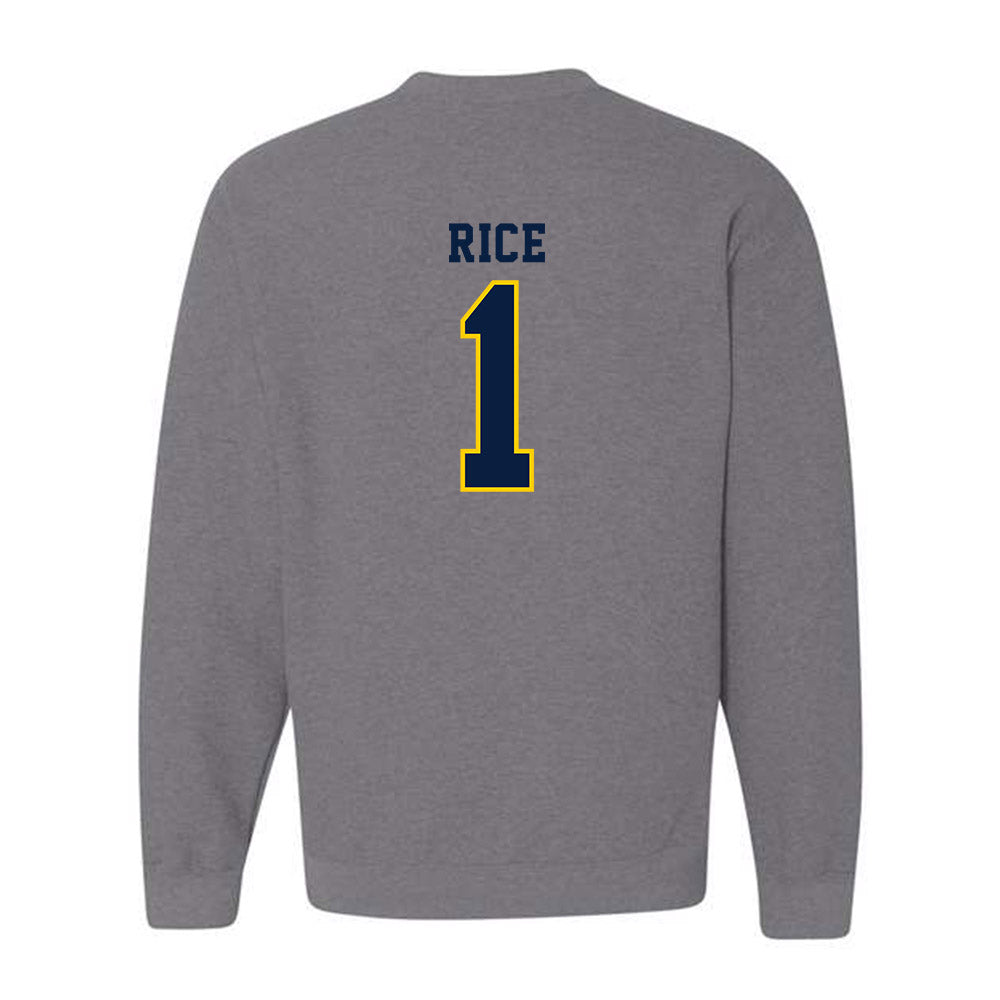 UCO - NCAA Football : Willie Rice - Classic Shersey Crewneck Sweatshirt-1
