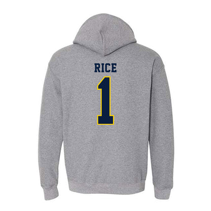 UCO - NCAA Football : Willie Rice - Classic Shersey Hooded Sweatshirt-1