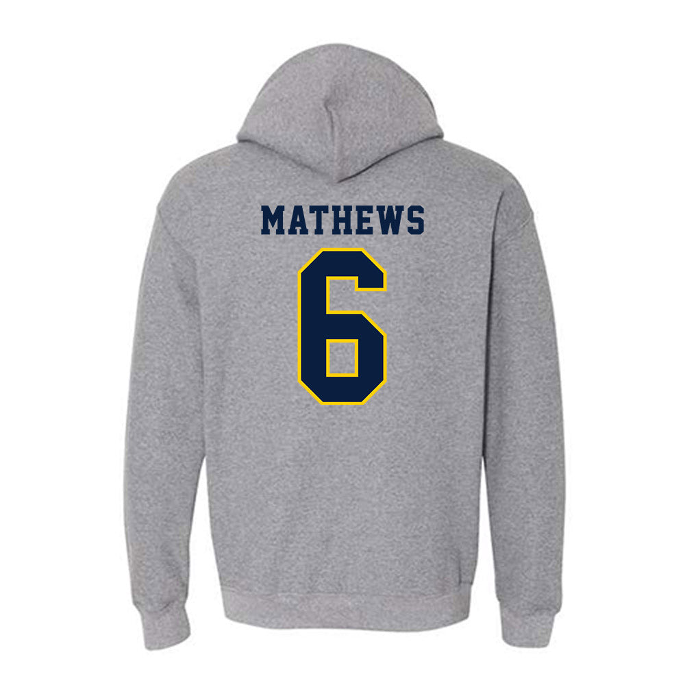 UCO - NCAA Football : Dev Mathews - Classic Shersey Hooded Sweatshirt-1