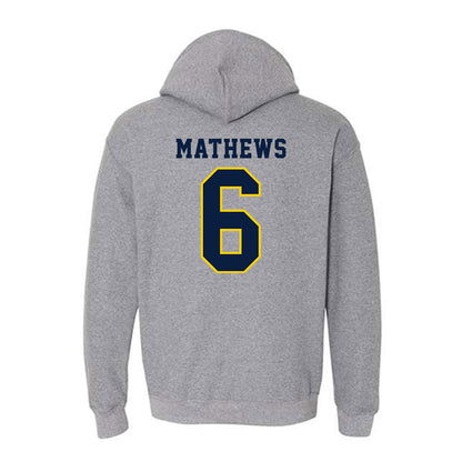 UCO - NCAA Football : Dev Mathews - Classic Shersey Hooded Sweatshirt-1