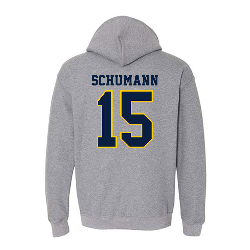 UCO - NCAA Football : Ashton Schumann - Classic Shersey Hooded Sweatshirt-1